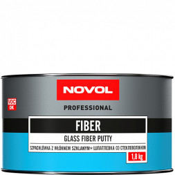 Шпатлёвка Novol FIBER со стекловолокном 1,8кг (высокая механическая прочность)