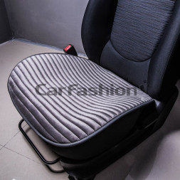 Накидка «MONACO MINI»  Чёрный/Тёмн.Серый/Серый 1шт.  (велюр премиум класса/экокожа)