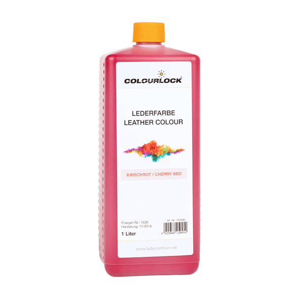 Краска для кожи COLOURLOCK вишнево-красный Lederfarbe kirschrot 1000 мл LZ-224486