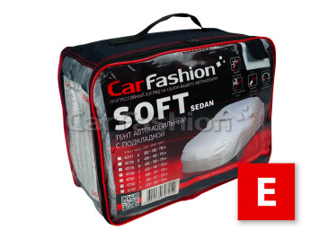 Тент автом. CF "SOFT E" SD "L" с ПОДКЛАДКОЙ серебр. 465см