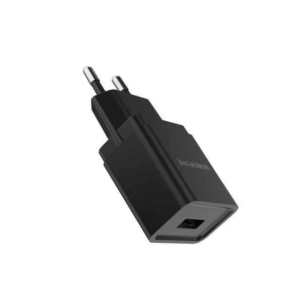 Зарядные устройства 220V  Borofone  5V/2,1A 1USB Черный