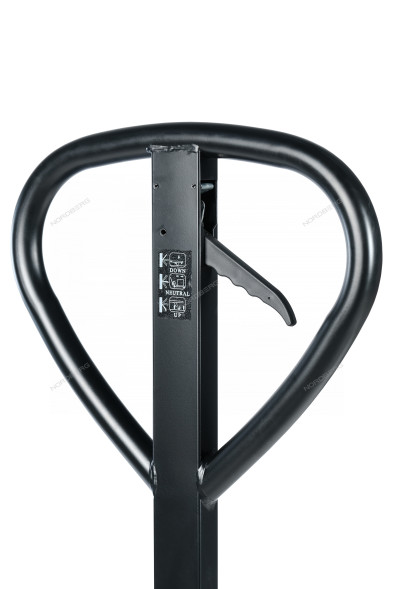 Тележка складская (рохла) гидравлическая NORDBERG N3902S-25 укороченная, с полиуретановыми колесами