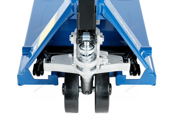 Тележка складская (рохла) гидравлическая NORDBERG N3902S-25 укороченная, с полиуретановыми колесами