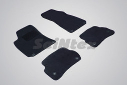 Коврики текстильн. VW Passat B5  1996-2005г. компл.4шт./осн.резин./ LUX
