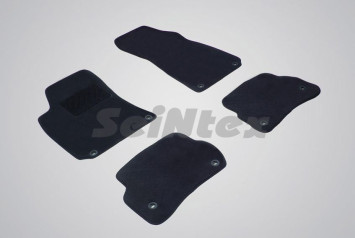 Коврики текстильн. VW Passat B5 1996-2005г. компл.4шт./осн.резин./ LUX