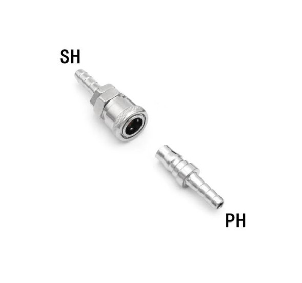 Пневматическое быстроразъемное соединение SH+PH20 (диаметр 8-9мм)