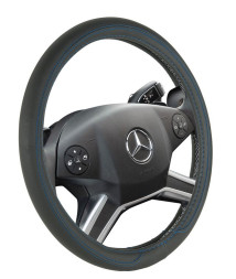 Оплетка на руль   CF  PORT - М,  Чёрный/Синий