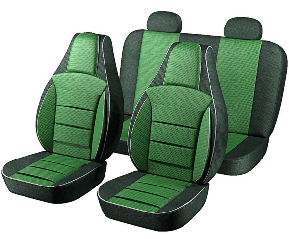 Авточехлы   Daewoo  Lanos  PILOT ZAZ LANOS жаккард зеленый