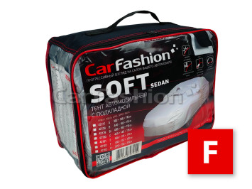 Тент автом. CF "SOFT F" SD "XL" с ПОДКЛАДКОЙ серебр. 490см