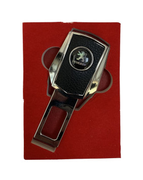 Блокировка ремня безопасности &quot;PEUGEOT&quot;  1шт. (с вставкой)