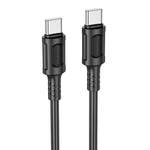 Кабель Borofone  Type-C - Type-C  (1м)  черный BX111