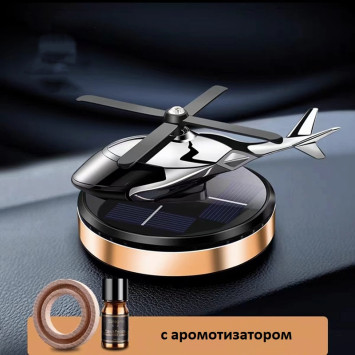 Игрушка на торпедо \&quot;вертолет\&quot; с ароматизатором, золотой