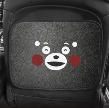 Кикмат "Медведь" для защиты спинки передн. сиденья (43х33см) ,черный