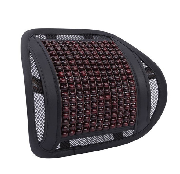 Накидка - подставка для спины &quot;Carlife&quot; экокожа,  косточка коричневая