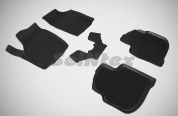 Коврики резиновые   Skoda Rapid с 2013г.- / POLO 2020г- БОРТ