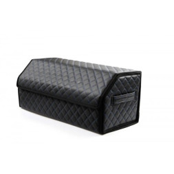 Сумка органайзер в багажник «L» 70х30х30 черный/синий Premium качество