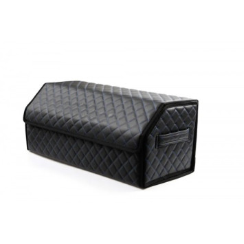 Сумка органайзер в багажник «L» 70х30х30 черный/синий Premium качество