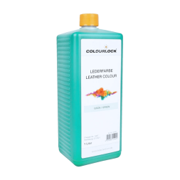 Краска для кожи COLOURLOCK зелёная Lederfarbe grün 1000 мл LZ-224437