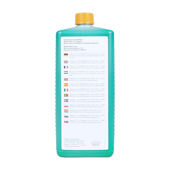 Краска для кожи COLOURLOCK зелёная Lederfarbe grün 1000 мл LZ-224437