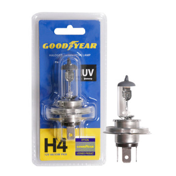 Автолампа GOODYEAR  12V  Н4  60/55W  P43t  (блистер)