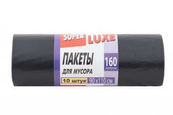 GRASS Мешки для мусора 160л.  10шт. 80х100см  черный