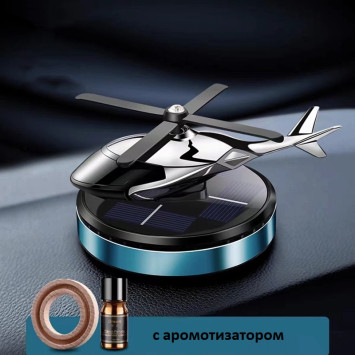 Игрушка на торпедо \&quot;вертолет\&quot; с ароматизатором, синий