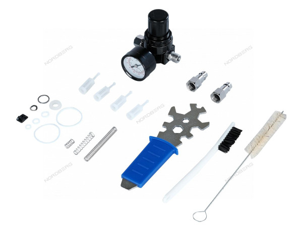 Краскопульт NORDBERG NP7114 (HVLP, верхний бак, сопло 1,4 мм)