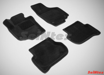 Коврики  Skoda Yeti I 2008-2018г.  /компл.5шт./осн.резин./ 3D