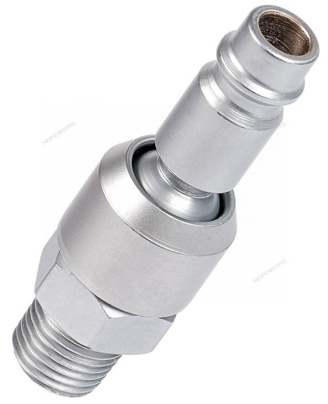 Переходник быстросъемный шарнирный NORDBERG NPM22S (&quot;папа&quot; - резьба М1/4&quot;)