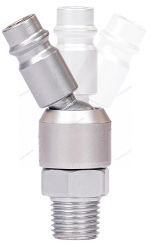 Переходник быстросъемный шарнирный NORDBERG NPM22S (&quot;папа&quot; - резьба М1/4&quot;)
