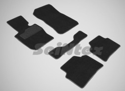 Коврики текстильн. BMW 3 E90  2005-2013г.  /компл.4шт./осн.резин./  LUX