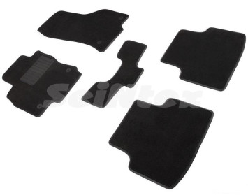 Коврики текстильн. VW Passat B8 2015г- /осн.резин./ LUX