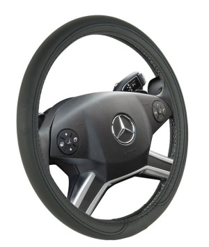 Оплетка на руль   CF  PORT - М,  Чёрный/Чёрный