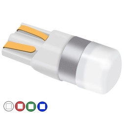 SOLAR  Свет-од  12V  T10 1 SMD W5W  W2.1x9.5d   красный