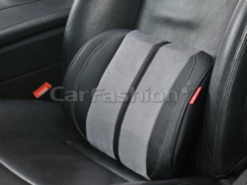 Подушка  под поясницу «FLEX M» серый/черный/серый