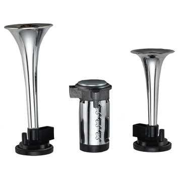 Сигнал возд  AVS  2 дудки хром 12V/158mm,205mm