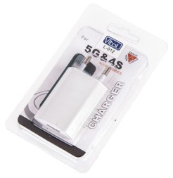 АЗУ  L-012  110-220V  12-24V/1000mA  USB  белый