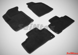 Коврики  Ssang yong Actyon II c 2010г- /компл.5шт./осн.резин./ 3D