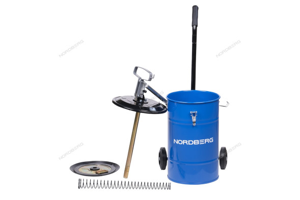 Установка для раздачи густой смазки ручная NORDBERG N5025 (25 л) 