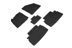 Коврики резиновые   Geely Coolray АКПП (SX 10) с 2020г.-  БОРТ