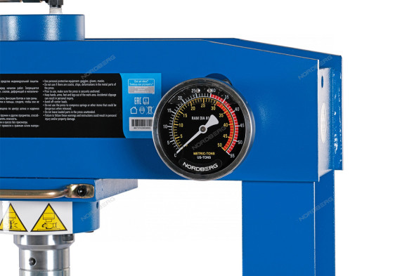 Напольный пресс NORDBERG N3530A с пневмоприводом (PRO-серия)