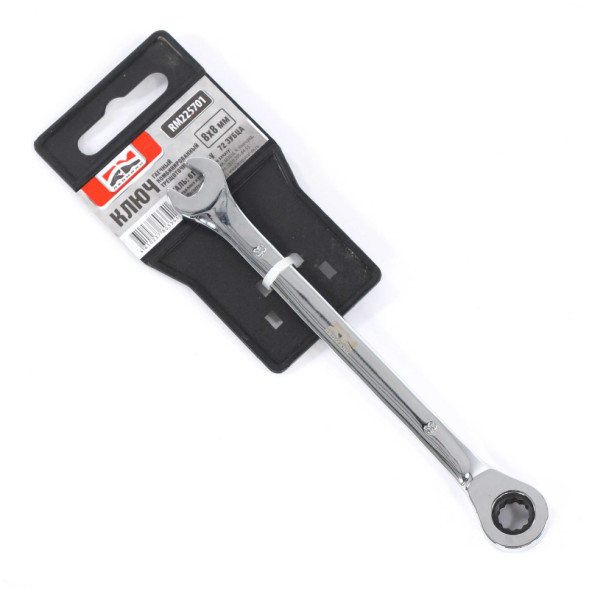 RedMark  Ключ гаечный комбинированный трещеточный  8х8 мм