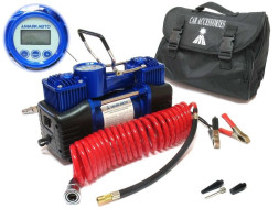 Компрессор АС 630 МА двухпоршневой, АВТОСТОП, электронный манометр