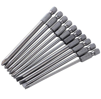 Набор бит Phillips  100мм. 10шт.