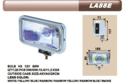 Фары доп. DLAA 88 EW хром 1шт