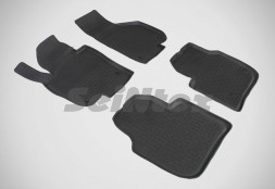 Коврики резиновые   Skoda SuperB II 2008-2015г. БОРТ