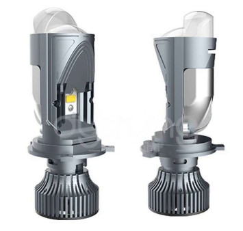 Carlife Cвет-од H4 6000K 16000Lm 2шт. (с активным охлаждением)