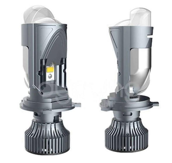 Carlife Cвет-од  H4  6000K  16000Lm  2шт. (с активным охлаждением)