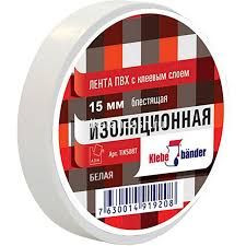 Изолента  PVC 20м  &quot;Klebebander&quot; Белая TIK501T