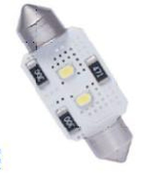 Маяк Cвет-од 12V  T11x36  2 SMD (3030)  180*  CANBUS (обманка)  SUPER WHITE (бл.2шт)